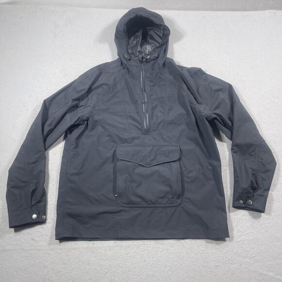 Taylor Stitch Anorak Jacket Men 42 Large Hooded Pullover Recycled Nylon Raincoat - Picture 1 of 11